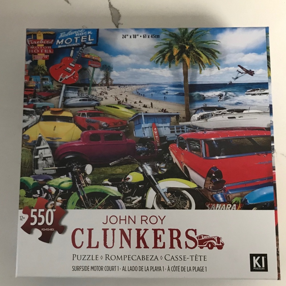 John Roy Clunkers Jigsaw Puzzle 550 large interlocking pieces